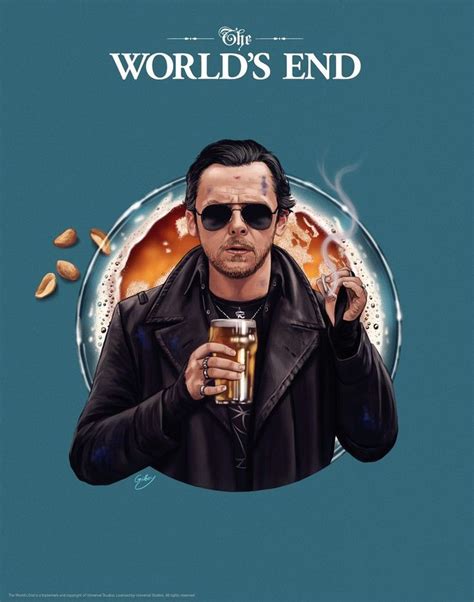 Worlds End Limited Edition Print End Of The World Simon Pegg World