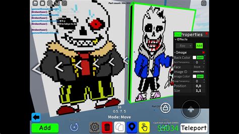 Sans Ids Lots Of Ids Obby Creator Youtube