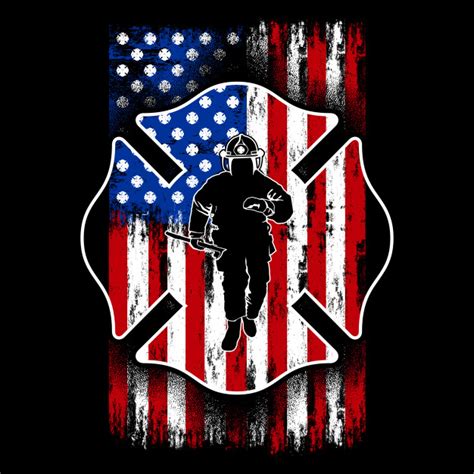 Get yours from +9 possibilities. Firefighter with american flag, us firefighter, shield ...