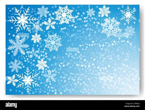 Cute Falling Snow Flakes Illustration Wintertime Speck Frozen Granules