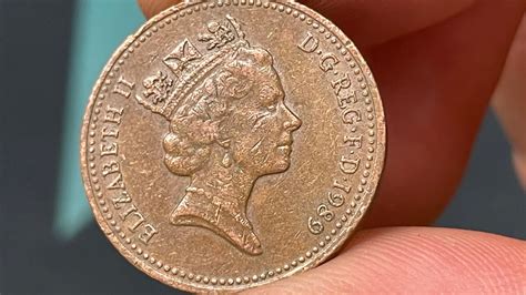 1989 United Kingdom 1p One Penny Coin • Values Information Mintage
