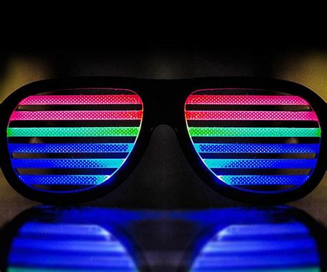 Light Up Sound Reactive Glasses