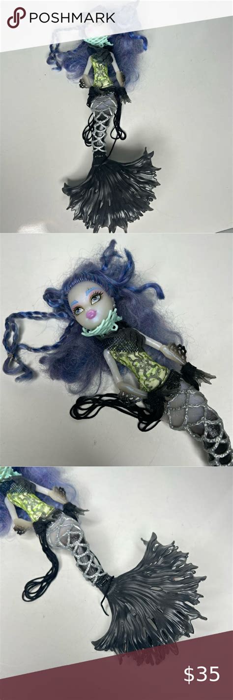 Monster High Freaky Fusion Sirena Von Boo Doll Mattel Mermaid Ghost In