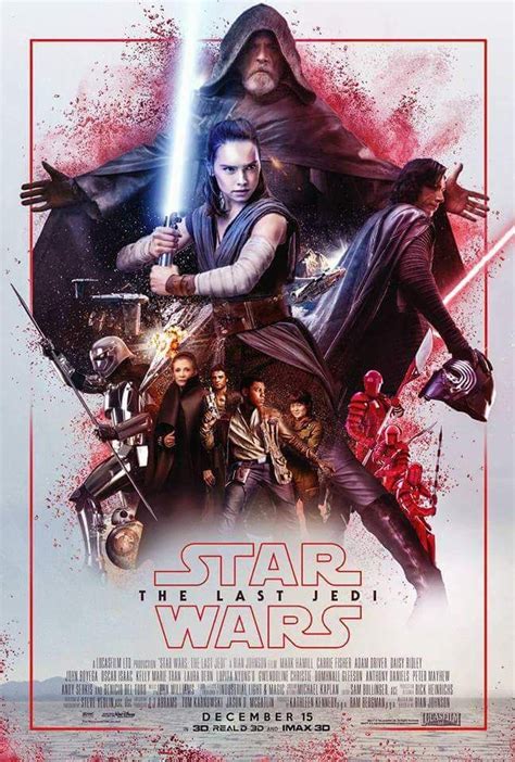 Nuevo Póster Del Star Wars Los Últimos Jedi Cine Actual