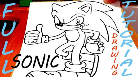 Learn how to draw a sonic the hedgehog with the help of our drawing lessons! DRAWING TUTORIAL-FULL: How to Draw SONIC The Hedgehog STEP ...