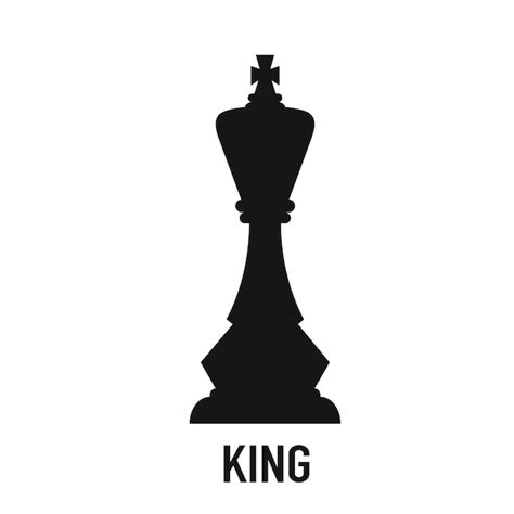 Premium Vector King Chess Piece Element Stock Vector Illustration