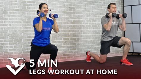 Minute Legs Workout At Home Min Leg Workouts With Dumbbells