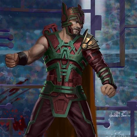 Thors Ragnarok Gladiator Armor Concept Art Is Crazy Kirby Esque Marvel