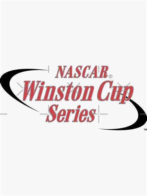 Nascar Winston Cup Series Graphic Sticker By Cse313 Redbubble