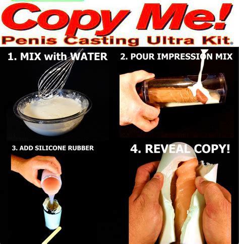 Copy Me Penis Casting Ultra Kits 1 In Home Molding System Patented Vibrating Dildo Duplicate