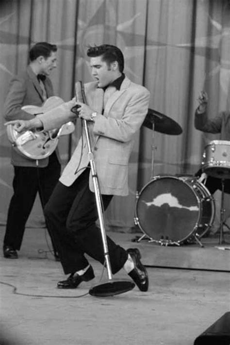 Elvis Presley Rock And Roll Dancing And Black White Canvas Print Etsy
