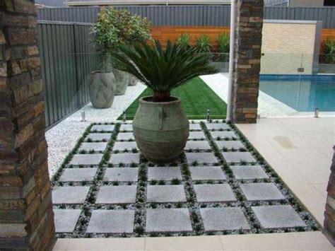 Plan the small front garden designs that will perfectly fit the. Inspire Yourself How To Make Grass Tiles In Your Garden ...