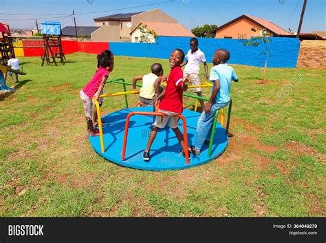 African Kids Playing Image And Photo Free Trial Bigstock