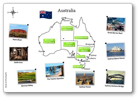 Google.maps = google.maps || {}; Printable Australia Illustrated Map for Children ...