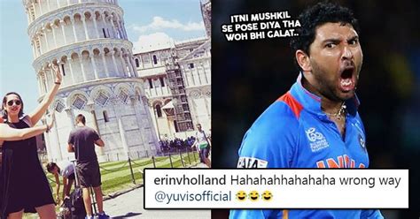 Yuvraj Couldnt Pose Perfectly For A Pic During Italy Holiday Got