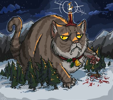 The Yule Cat Icelands Terrifying Christmas Folklore