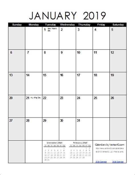 Vertex42 Para Imprimir Calendario May 2021
