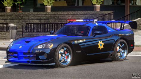 Dodge Viper Police Car