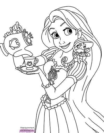 Tangled rapunzel princess coloring pages available for this special girls, for you fans of the disney animated cartoon would have known figure from the movie tangled, that's right she is princess rapunzel, a film about a beautiful princess and must suffer separation from their parents. 170 FREE Tangled Coloring Pages (March 2018) Rapunzel ...