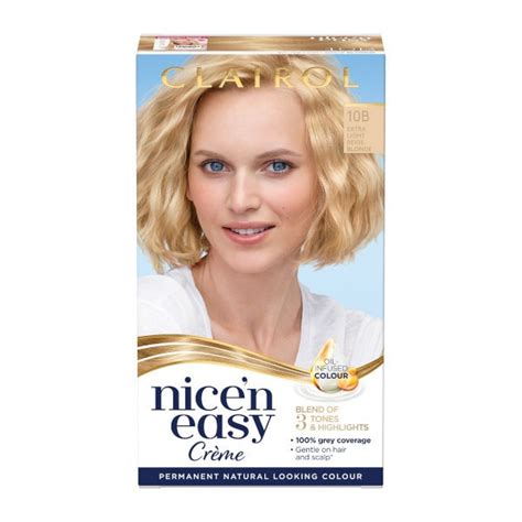 Clairol Nicen Easy Hair Dye 10b Extra Light Beige Blonde