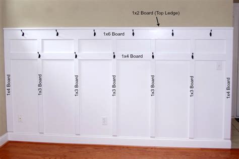Board And Batten Entryway Wall With Hooks Fun And Functional Blog