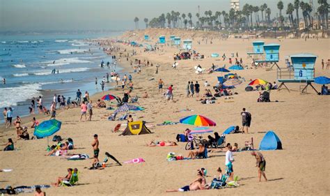 Santa Ana Posts Hottest Temperature In The Us Newport Beach Breaks