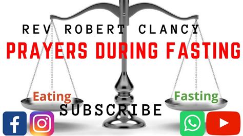 Prayers During Fasting Pst Robert Clancy Youtube