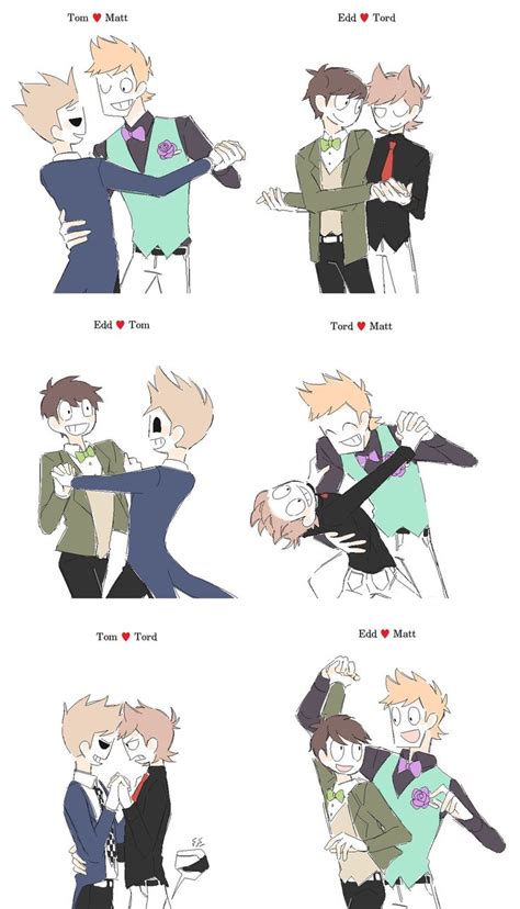Oh a tom x edd ship?? Pin by メモ ` on Edd's World | Eddsworld comics, Tomtord ...