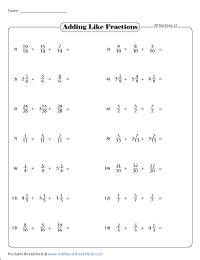 Maybe you would like to learn more about one of these? Adding Three Fractions Worksheets