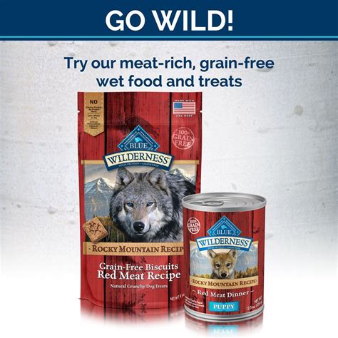 We go in depth in this post, but the basics are know. BLUE Wilderness Rocky Mountain Recipe Puppy Grain Free Red ...