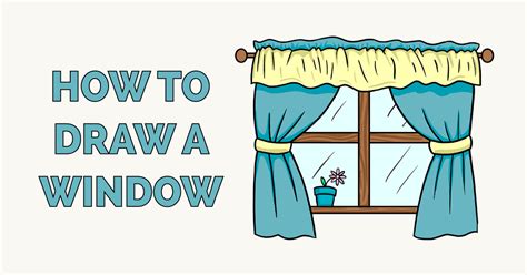 How To Draw A Window Really Easy Drawing Tutorial