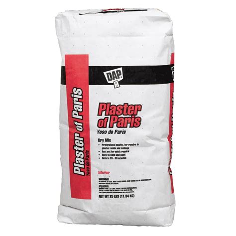Simply mix with water, then add plaster powder to extend the setting time for up to 60 minutes, ideal for plastering larger areas or for working in hot environments. DAP 25 lbs. White Dry Mix Plaster of Paris-10312 - The ...