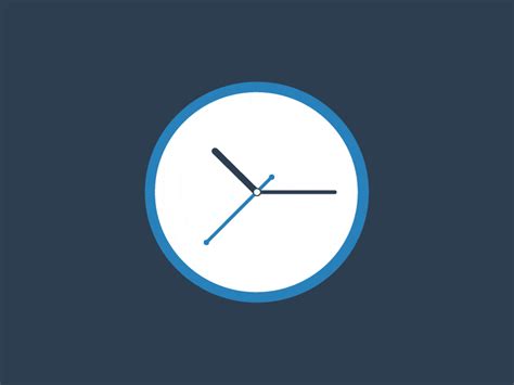 Animated Clock Under Construction Template For Wordpress