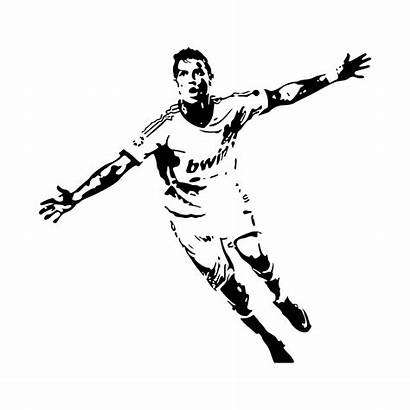 Ronaldo Cristiano Player Football Graphics Soccer Svg