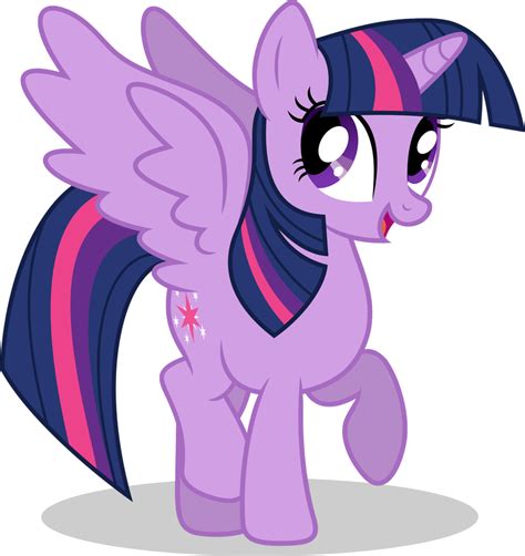 Mlp Fim Twilight Sparkle Happy Vector 3 My Little Pony Twilight