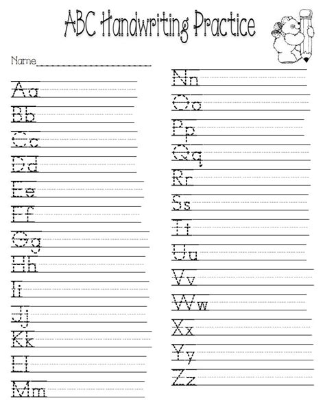 Below, you will find a large assortment of various handwriting practice worksheets which are all free to print. handwriting practice.pdf | Kindergarten handwriting, Handwriting practice worksheets ...