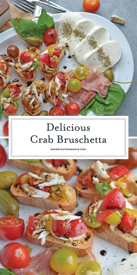 Crab Bruschetta An Easy Bruschetta Recipe To Make At Home
