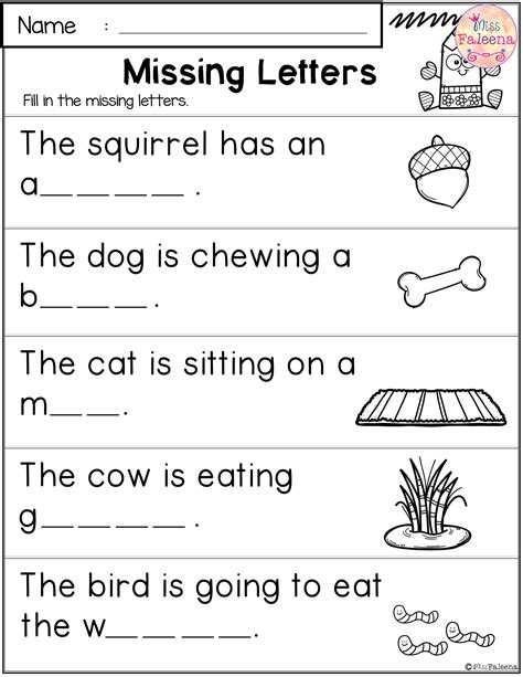First Grade Writing Worksheet