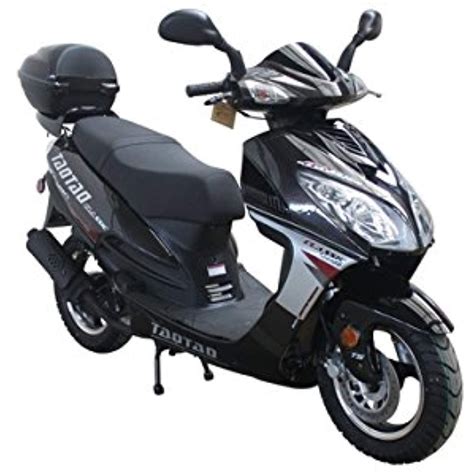50cc Bigger Size Gas Street Legal Scooter TaoTao EVO 50 - Black * For