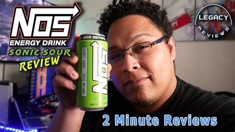 New Nos Sonic Sour Energy Drink 2 Minute Reviews Youtube