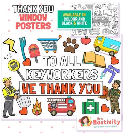 The coating helps markers and pencils color more. Thank You Coronavirus Helpers Coloring Pages For Kids ...