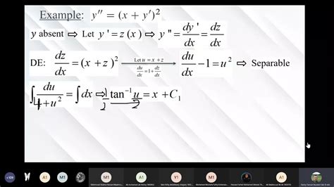 Lecture 4 Differential Equations Youtube