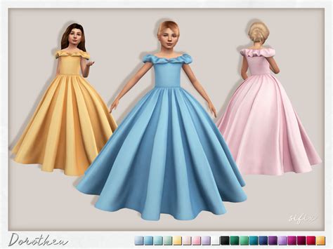 The Sims Resource Dorothea Dress