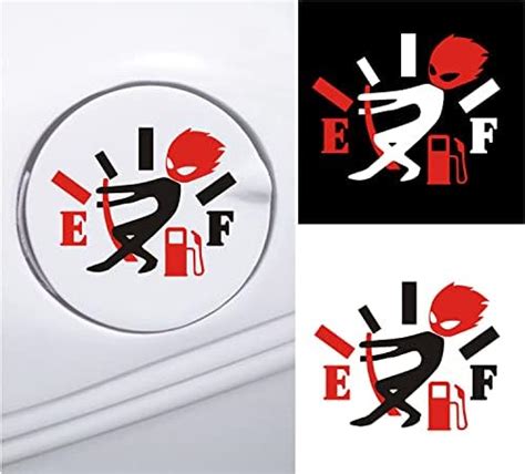 Amazon Com 2 PCS Funny Car Decals High Gas Consumption Stickers Angry