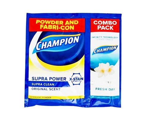 Champion Supra Power Super Clean Original Scent Detergent Powder 35g