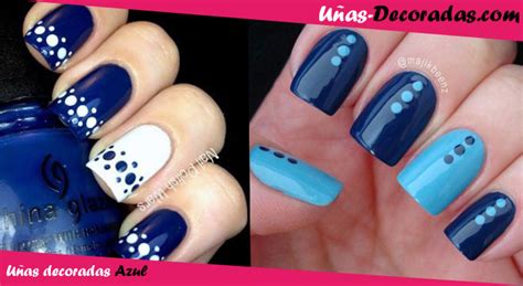 Hablemos del azul navy, o también llamado marino, una tonalidad azul levemente agrisada, apta dónde usar el color azul naval. Diseños y modelos de uñas decoradas en color azul