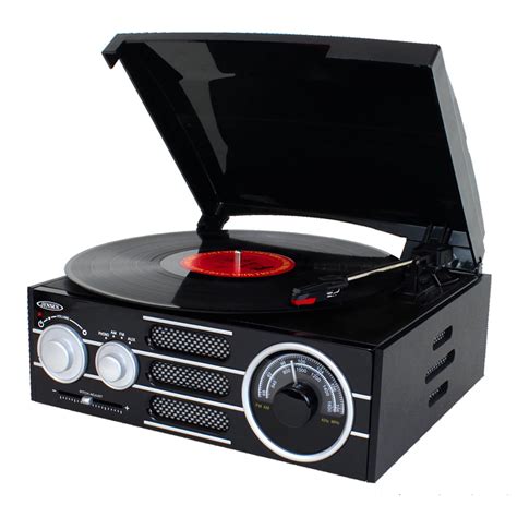 Jensen 3 Speed Stereo Turntable With Amfm Stereo Radio