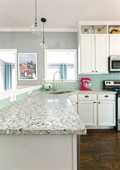 Coastal Terrazzo Countertops Our Kitchen For Charleston Home And Design