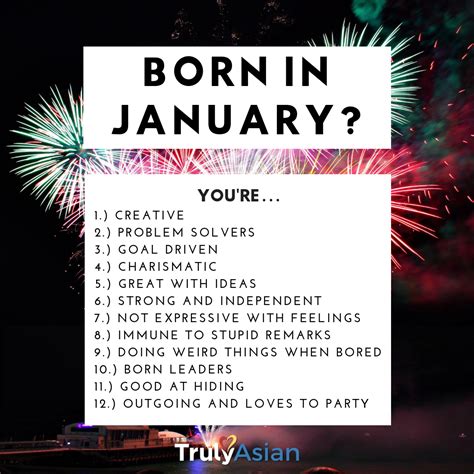 Are You A January Baby Here Are The 12 Reasons Why January Borns Are