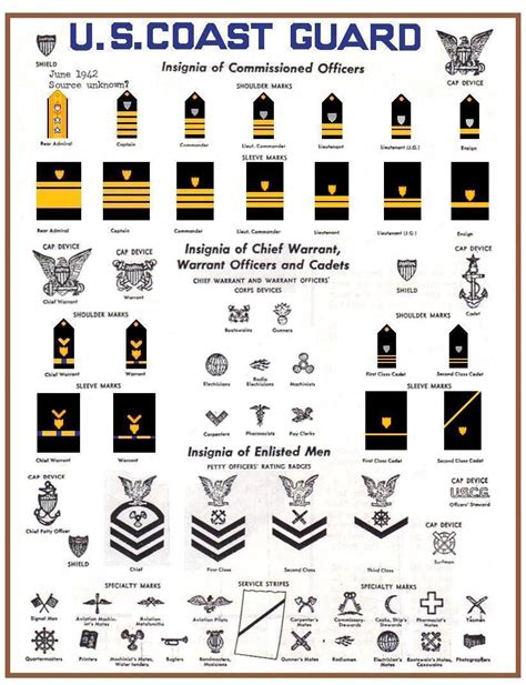 The U S Coast Guard Insignia Is Shown In Black And Yellow With Gold Trims